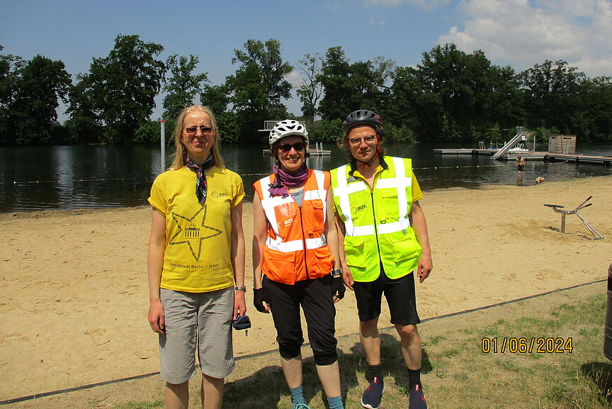 Radtour zur Sternfahrt Berlin 2024 - Stendal-Nauen Foto: SDL-Nauen 2024
