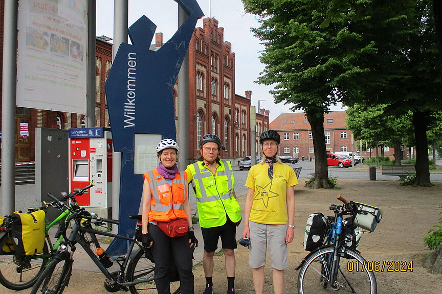 Radtour zur Sternfahrt Berlin 2024 Foto: Stendal-Nauen 2024