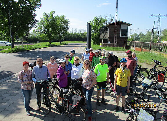 Gruppenfoto Radtour 2018
