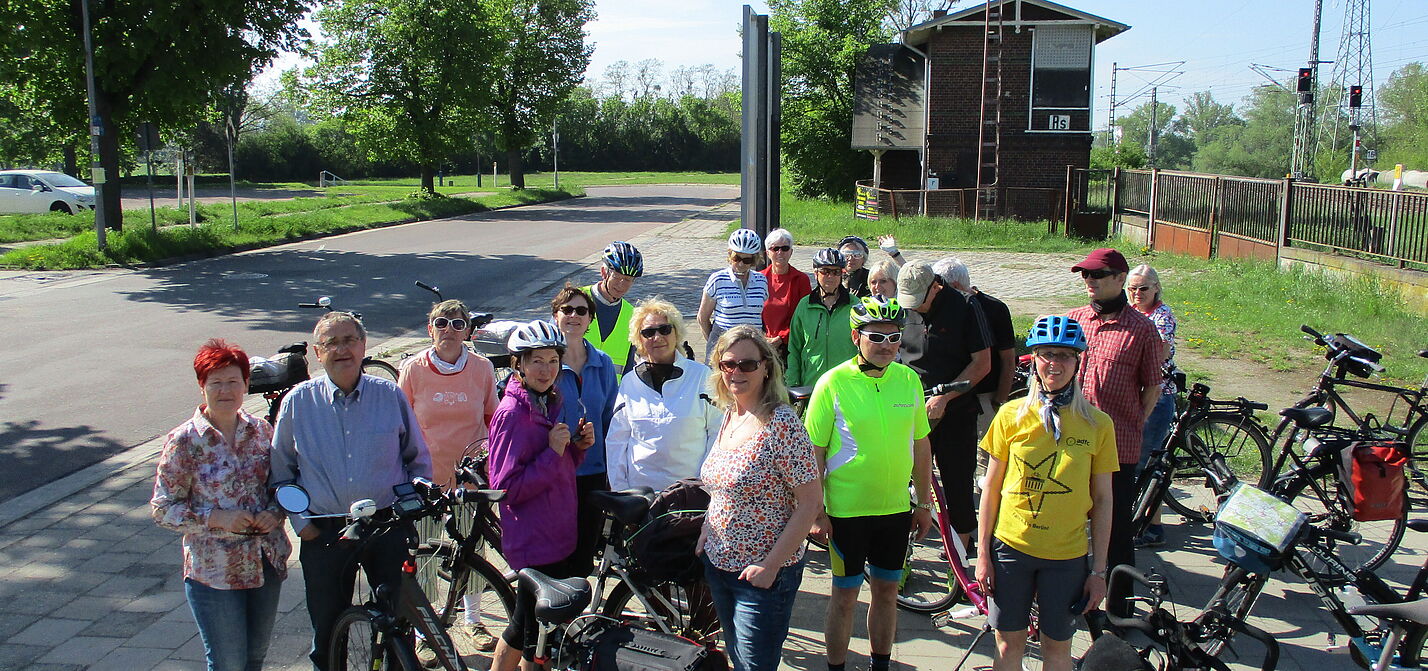 Gruppenfoto Radtour 2018