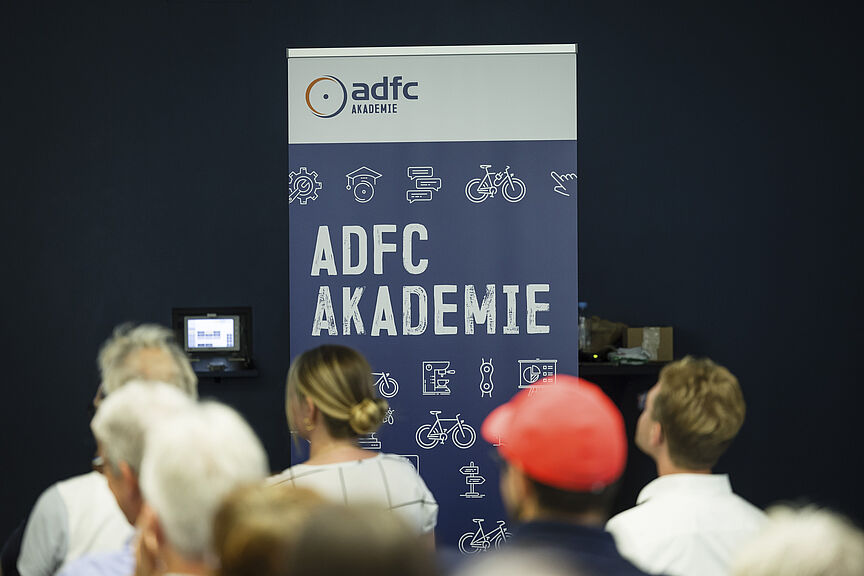 ADFC-Kongress ADFC Akademie Rollup auf dem ADFC-Kongress